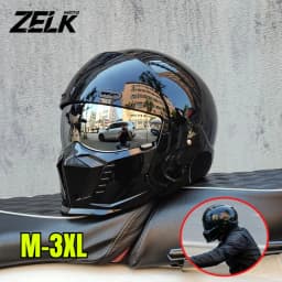 New Retro Motorcycle Helmet Casco Para Motos Multi Functional Combination Helmet Black Warrior Scorpion Helmet Casco Para Motos