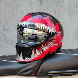 New Retro Motorcycle Helmet Casco Para Motos Multi Functional Combination Helmet Black Warrior Scorpion Helmet Casco Para Motos