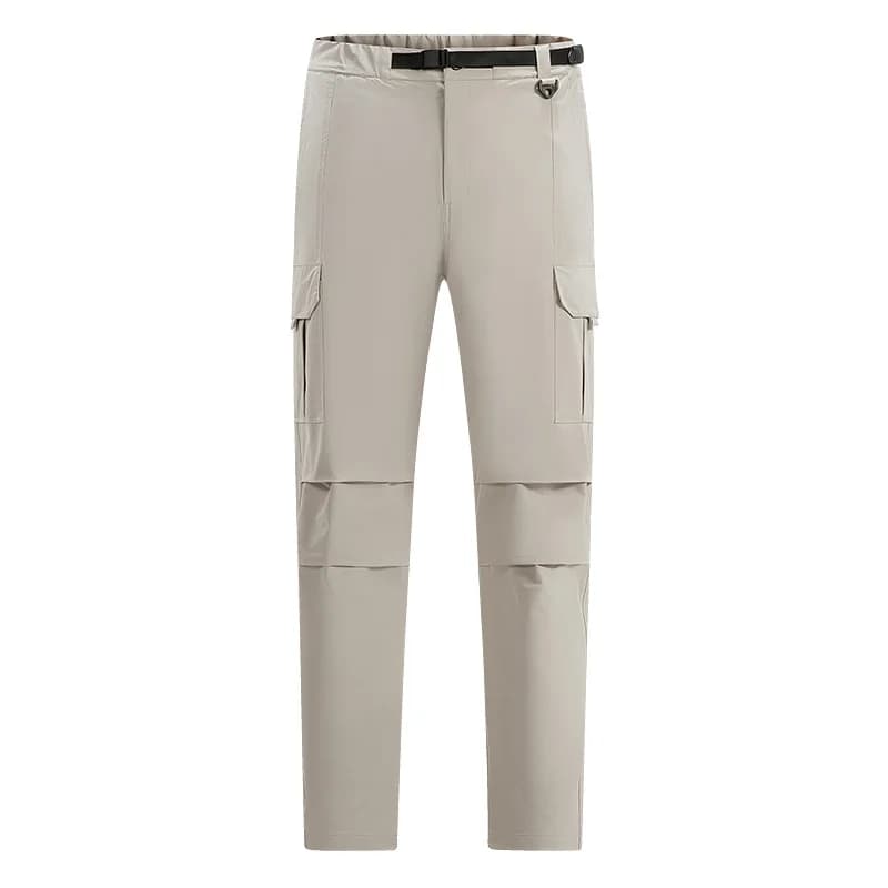 Men's Outdoor Pants with Big Pockets Elastic Quick Drying Pants Light Thin Summer Elastic Breathable Quick Casual Pants