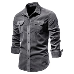 New Men's Casual Shirt 5XL Male Overshirt 2025 Military Cotton Long Sleeve Shirts Men Brand Clothing High Quality Blouse