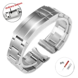 For Rolex SUBMARINER DAYTONA Yacht-Master GMT Watch Band Strap Glide Lock Clasp 904 Steel Watch Bracelet Watchbands 20mm 21mm