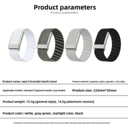 Whoop 5.0 Bracelets De Montre Boucle Bandes Souples Compatibles Avec WHOOP ONE Bracelet Fitness Tracker Whoop Life ECG Sangles