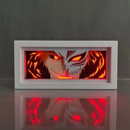 BLEACH 3D Paper carved lamp Anime Figure Kurosaki Ichigo Aizen Sousuke Ulquiorra cifer Night Light bedroom Decoration lamps