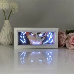 BLEACH 3D Paper carved lamp Anime Figure Kurosaki Ichigo Aizen Sousuke Ulquiorra cifer Night Light bedroom Decoration lamps