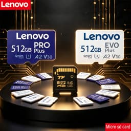Lenovo A2 V30 U3 EVO plus Micro SD Card - 32GB 64GB 128GB 256GB 512GB Class10 TF Memory Card with 250MB/s Read Speed