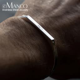 EMANCO Latest Design Minimalist Heptagon Bracelet Stainless Steel Bracelet Gold Plated Minimalist Bracelet for Men and Women
