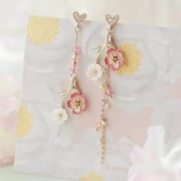 Elegant Purple Glass Butterfly Long Tassel Earrings for Women Delicate Rhinestone Crystal Insect Earrings Luxury Party Jewelry