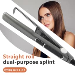 Hair Straightening Ceramic Iron Hair Straightener Multigear Adjustment 480 Degrees Fahrenheit Hair Straightening Ceramic Iron