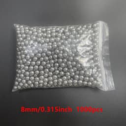 Steel ball 8mm 500/1000 pcsHigh-carbon Steel Balls Solid Smooth Bearing Steel Ball Spherical Bead Balls