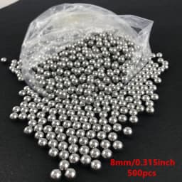Steel ball 8mm 500/1000 pcsHigh-carbon Steel Balls Solid Smooth Bearing Steel Ball Spherical Bead Balls