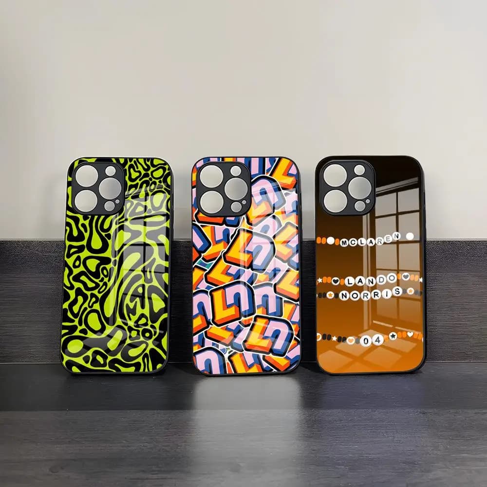 F1 Formula 1 Lando Norris Phone Case For 17 Pro Max IPhone 16 Pro 14 12 11 13 Mini X XR XS 15 Plus SE Glass Cover