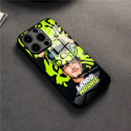 F1 Formula 1 Lando Norris Phone Case For 17 Pro Max IPhone 16 Pro 14 12 11 13 Mini X XR XS 15 Plus SE Glass Cover