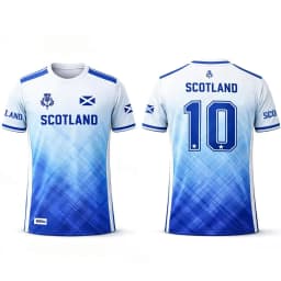 2026 Scotland Flag Print T-Shirt Summer Breathable Quick-Drying Sports Soccer Jersey Men's Everyday Training Apparel Fan Gift