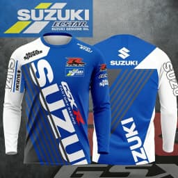 2026 new Suzuki GSX R men's and women's outdoor sports motorcycle racing enthusiasts fast drying long sleeved T-shirt