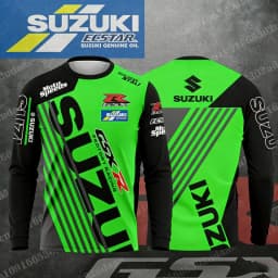 2026 new Suzuki GSX R men's and women's outdoor sports motorcycle racing enthusiasts fast drying long sleeved T-shirt
