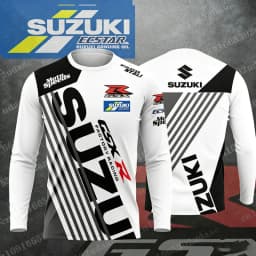 2026 new Suzuki GSX R men's and women's outdoor sports motorcycle racing enthusiasts fast drying long sleeved T-shirt