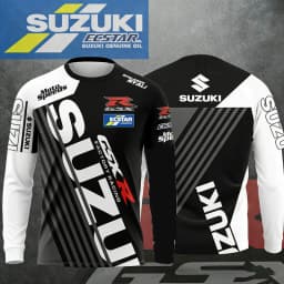 2026 new Suzuki GSX R men's and women's outdoor sports motorcycle racing enthusiasts fast drying long sleeved T-shirt