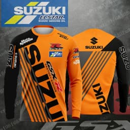 2026 new Suzuki GSX R men's and women's outdoor sports motorcycle racing enthusiasts fast drying long sleeved T-shirt