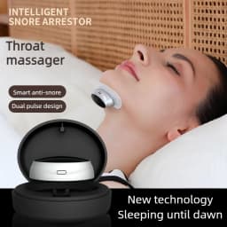 Anti-Snore Device with Dual-Pulse Stimulation - Sleep Apnea Relief, Snore Reduction, Muscle Trainer for Silent Night