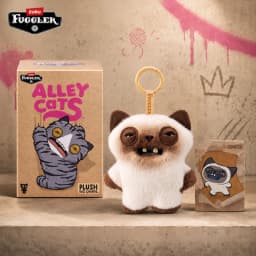 Oringal Fuggler Alley Cat Keyring 5 Inch Collectible Ugly Monster Plush Keychain Blind Box Toy
