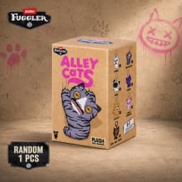 Oringal Fuggler Alley Cat Keyring 5 Inch Collectible Ugly Monster Plush Keychain Blind Box Toy