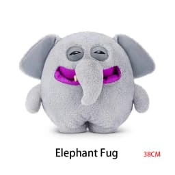Fuggler Chonky Series 38CM Plush Toys Funny Ugly Teeth Monster Dolls Cute Animal Sofa Ornament Throw Pillow Kids Adult Gift