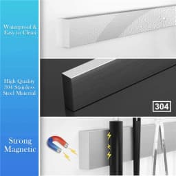 30/40/50CM Magnetic Knife Holder for Wall Stainless Steel Strong Magnetic Knife Strip for Knife Organizer Kitchen Accessories