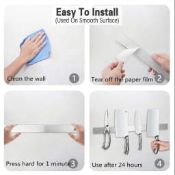 30/40/50CM Magnetic Knife Holder for Wall Stainless Steel Strong Magnetic Knife Strip for Knife Organizer Kitchen Accessories