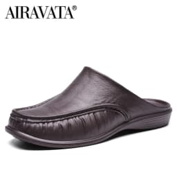 Men EVA Slippers Slip on Flats Shoes Fashion Beach Sandals Home Shoes Size 40-47