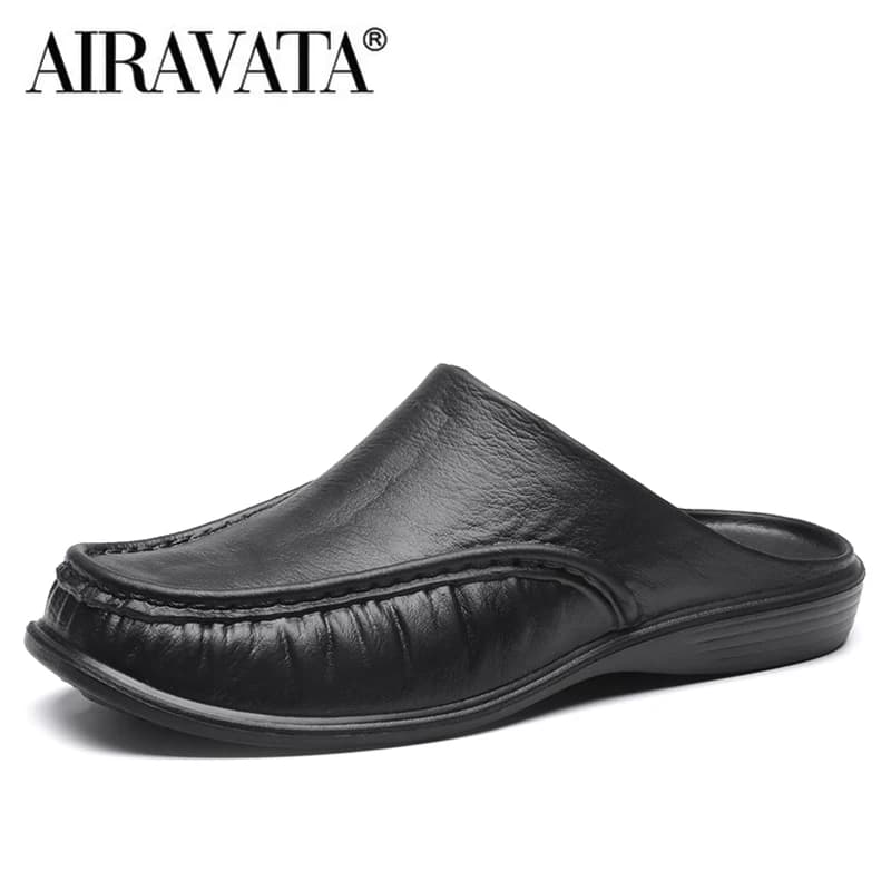 Men EVA Slippers Slip on Flats Shoes Fashion Beach Sandals Home Shoes Size 40-47
