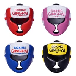 Kids Boxing Helmet MMA Sanda Muay Thai Safety Head Gear Taekwondo Full-Covered Headgear Kids Training Protective Equipment