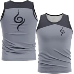 2026 New Naruto Anbu/Root Organization Themed Fitness Vest, Anime Peripheral Quick-Dry Sleeveless T-Shirt, Unisex Sports Top