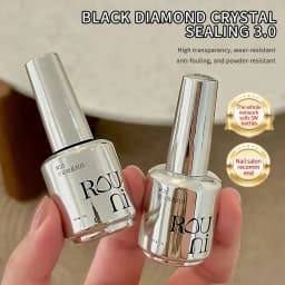 KANIU 15ml High Gloss Top Gel Functional Gel Nail Art Crystal Coating Topcoat Crystal Top Coat Functional Gel Finishing Sealing