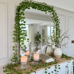 12 PCS Total 9.6m/377.9inch Ivy Garland for Home Living Room Wall Decoration Artificial Greenery Vine for Wedding Party Decor