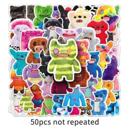 New FUGGLER 50pcs stickers personality cartoon funny cute printing student hand book desktop diy graffiti waterproof stickers