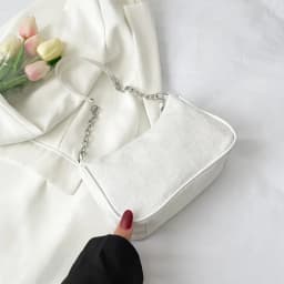 2025 New Fashion Felt Shoulder Bags for Women Small Casual Underarm Bag Female Hand Crossbody Bags for Women Purses and Handbags