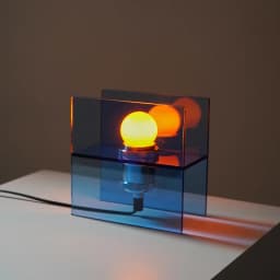 Acrylic Night Light Sunrise Blue Ocean Atmosphere Light Desk Lamp Bedroom Study Decoration Birthday Present LED Table Lamp