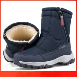 Men Boots Winter Shoes For Men Warm Snow Boots Mid-calf Men Warm Shoes Thick Plush Winter Boots For Men Women Cotton Shoes