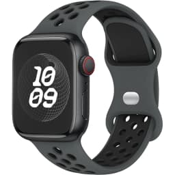 Silicone Watch Strap for Apple Watch 44MM/45MM/46MM 49MM/38MM/40/41MM Sports Rubber Band iWatch Series Ultra 11 10 9 8 7 6 SE 5