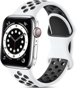 Silicone Watch Strap for Apple Watch 44MM/45MM/46MM 49MM/38MM/40/41MM Sports Rubber Band iWatch Series Ultra 11 10 9 8 7 6 SE 5