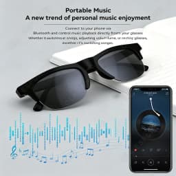 New Smart Bluetooth Glasses Call Outdoor Sports Headphones Voice Assistant Music Wireless Bluetooth Sunglasses For Men And Women