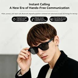 New Smart Bluetooth Glasses Call Outdoor Sports Headphones Voice Assistant Music Wireless Bluetooth Sunglasses For Men And Women