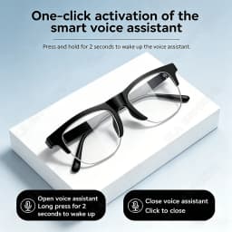 New Smart Bluetooth Glasses Call Outdoor Sports Headphones Voice Assistant Music Wireless Bluetooth Sunglasses For Men And Women