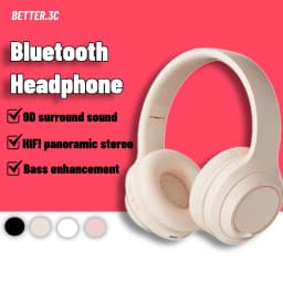 Wireless Bluetooth Headphones Over Ear HIFI Stereo Headsets Noise Reduction Sports Gaming Earphones Music Player with Mic Gifts