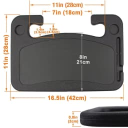 1pc Multifunctional Car Steering Wheel Tray Table Steering Wheel Storage Rack Storage Board Card Table Car Mounted Dining Tray