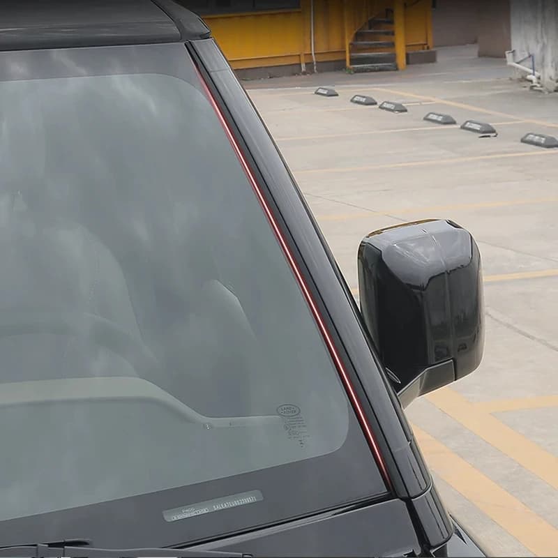 For Land Rover Defender 2020-2026 A-Pillar & Door Frame Seal Strip Wind Noise Reduction Dustproof Weatherstrip 90/110/130