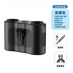 2026 New Upgrade 42H Portable Waist Fan, 28000mAh Rechargeable Wearable Belt Fans, 16000 RPM Cooling Neck Body Powerful Shirt