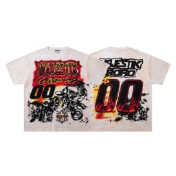 Contrast Color Car Letter Print Polo Tshirts for Men and Women Shinning Diamond Cotton Loose Summer Tshirts Oversized