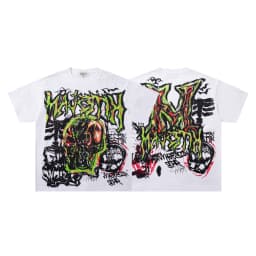 Contrast Color Car Letter Print Polo Tshirts for Men and Women Shinning Diamond Cotton Loose Summer Tshirts Oversized