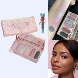 Flower Knows Chocolate Wonder-Shop 8-Color Eyeshadow Palette Matte Shimmer Waterproof Highly Pigmented Long Lasting Makeup